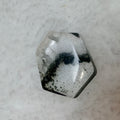 Natural Green Phantom Quartz Hexagon Pendant, Landscape Inclusion Crystal Pendant Healing Meditation Crystal Jewelry for Women Men