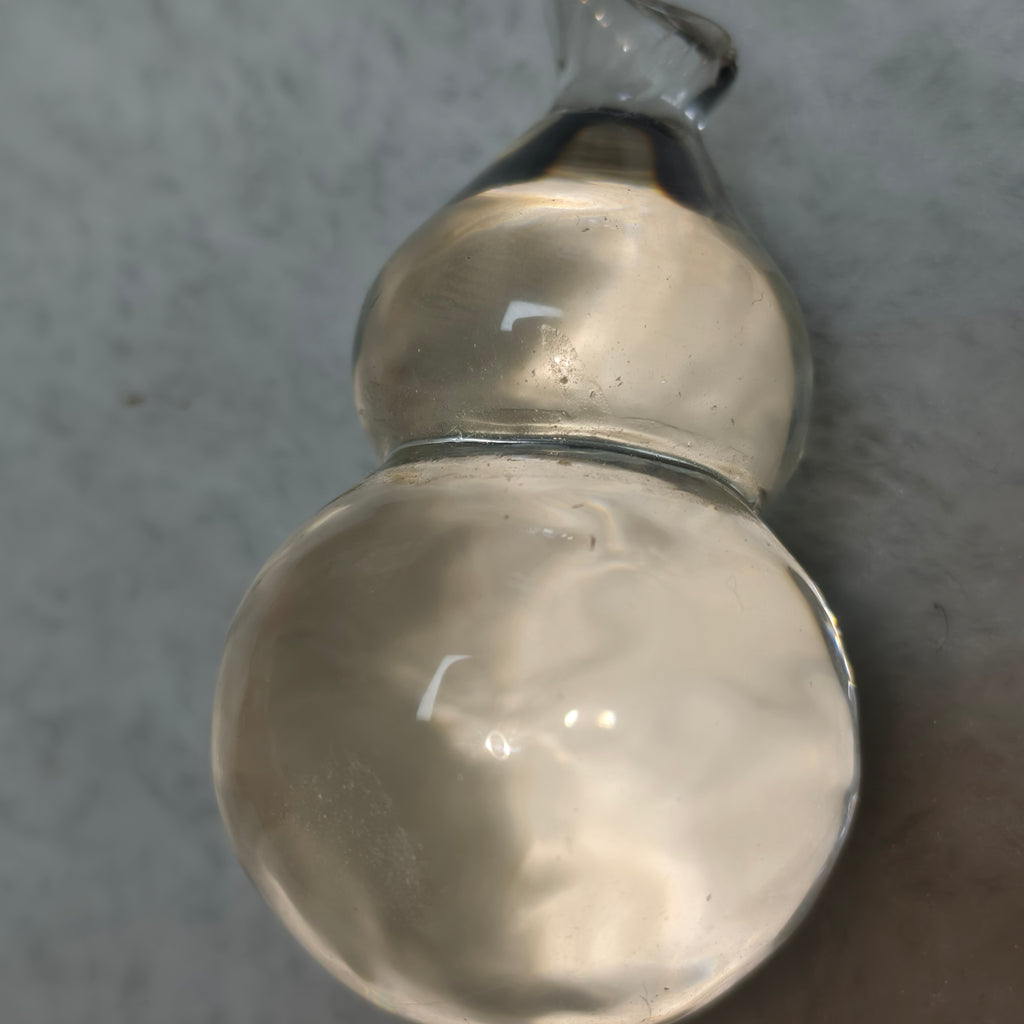 Natural Clear Quartz Gourd Pendant, Hand Carved Crystal Hulu Amulet Necklace, Oriental Feng Shui Lucky Charm Jewelry
