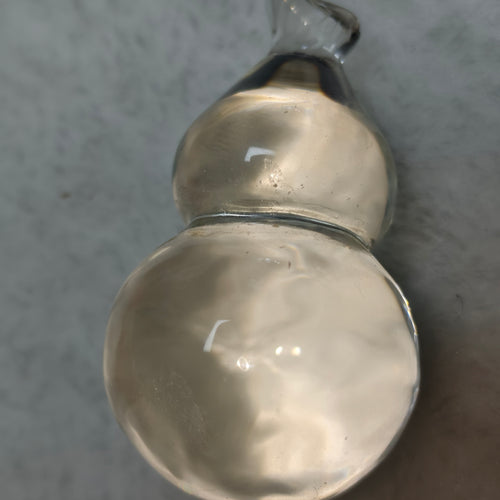 Natural Clear Quartz Gourd Pendant, Hand Carved Crystal Hulu Amulet Necklace, Oriental Feng Shui Lucky Charm Jewelry