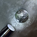 Natural Green Phantom Quartz Sphere Bead, Landscape Phantom Crystal Round Ball Healing Crystal Ornament Pendant Bead